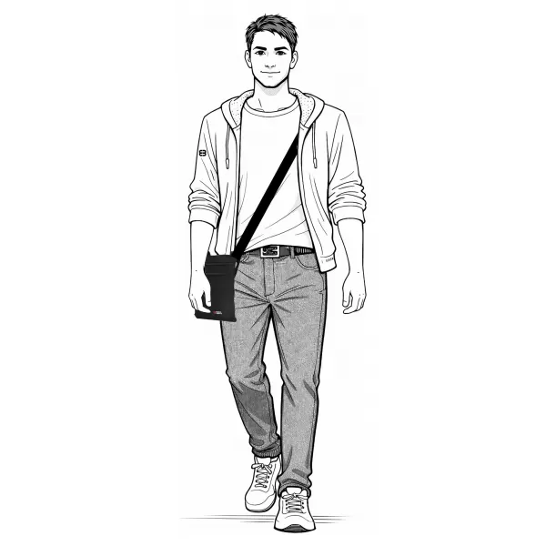  Tasche ENRICO BENETTI AMSTERDAM 54667 SCHWARZ 