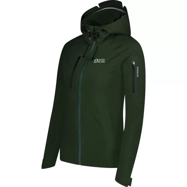  Wasserdichte Damenjacke NORDBLANC HEYDAY NBSJL8316 GRÜN 