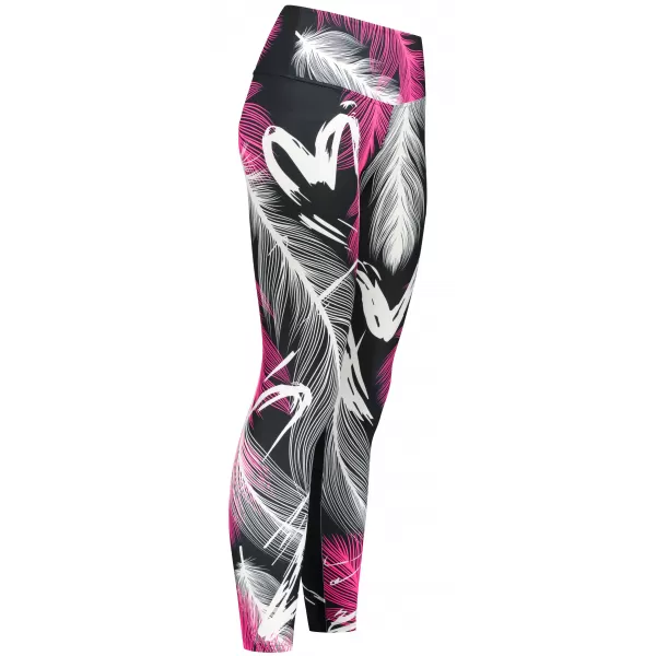  Lange Premium-Leggings für Damen (neue Größen) ALTISPORT VOJ/ALW001LEG05 SCHWARZ/ROSA 