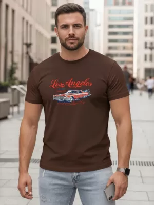 Herren-T-Shirt DSTREET NX0055R-CH BRAUN