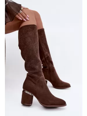 Damenstiefel S.BARSKI HY62-8122 BRAUN