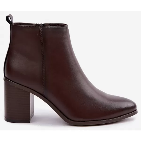  Damen-Stiefeletten SERGIO LEONE BT-50-S SCHOKOLADE 