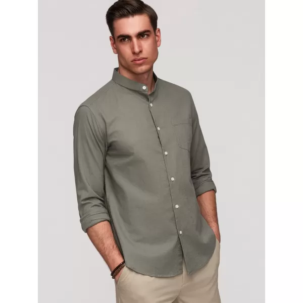  Herrenhemd OMBRE K704 KHAKI 