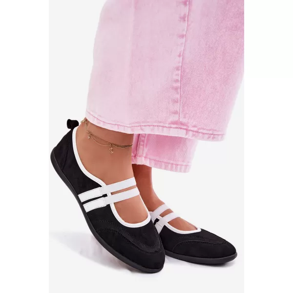  Ballerinas für Damen BOTO 22-383 SCHWARZ 