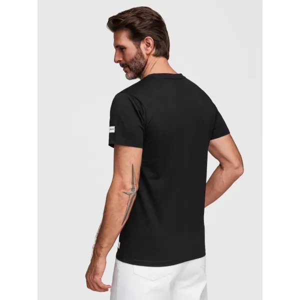  Herren-T-Shirt OMBRE OM-TSPT-0269 SCHWARZ 