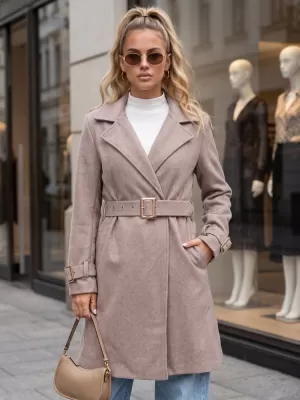 Damenmantel DSTREET NY0787 BEIGE