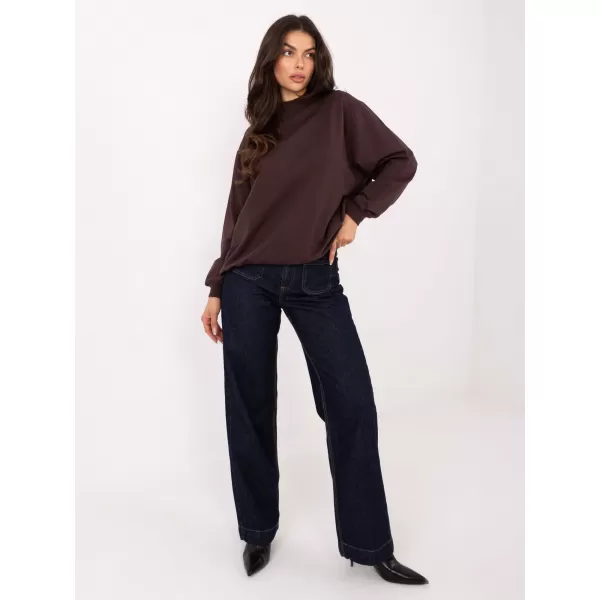  Damen-Sweatshirt BASIC FEEL GOOD RV-BL-5185.70P DUNKELBRAUN 