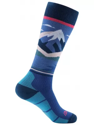 Sportkniestrümpfe ALPINE PRO MEDE HELLES LILA