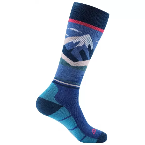  Sportkniestrümpfe ALPINE PRO MEDE HELLES LILA 