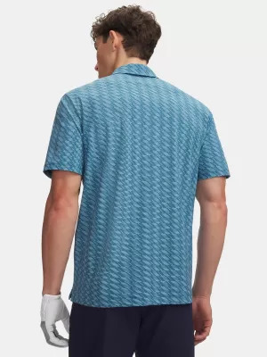 Herren-Polo UNDER ARMOUR UA DRIVE CHILL PRINTED POLO 6009724-466 BLAU
