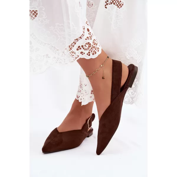  Ballerinas für Damen BOTO 9755 BRAUN 