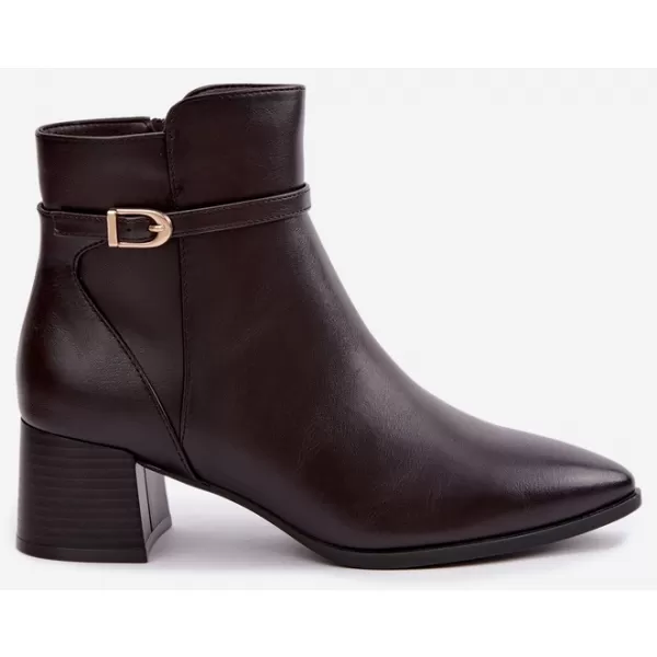  Damen-Stiefeletten SERGIO LEONE BT-33 KAFFEE 