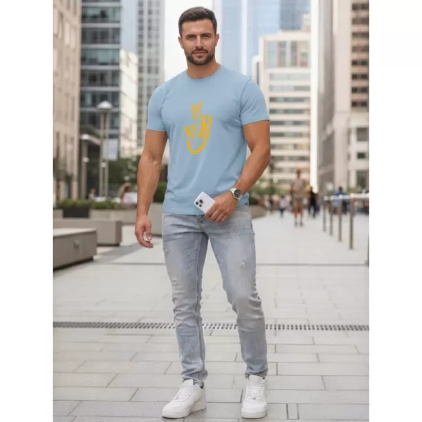  Herren-T-Shirt DSTREET NX0138R-SK HELLBLAU 