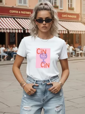 Damen-T-Shirt DSTREET NX8034RY-WH WEIß