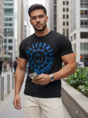 Herren-T-Shirt DSTREET RX5085 SCHWARZ