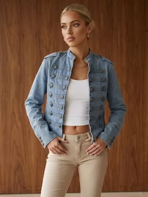 Damenjacke DSTREET TY6045 HELLBLAU