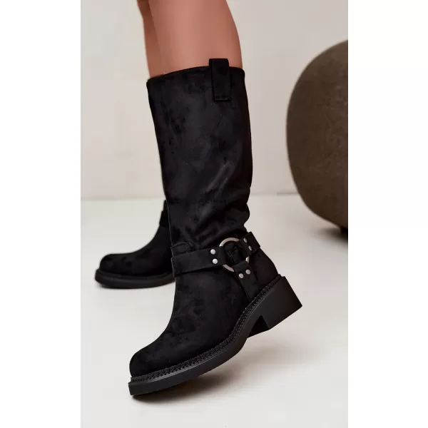  Damenstiefel BOTO LQ-163 SCHWARZ 