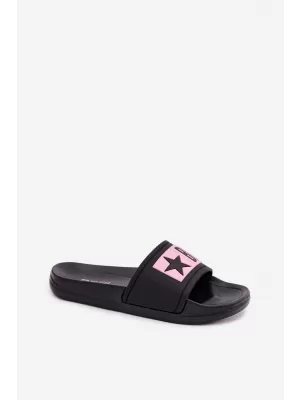 Kinderhausschuhe BIG STAR SHOES TT374A004 SCHWARZ/ROSA