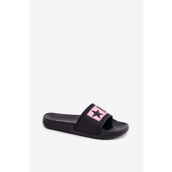  Kinderhausschuhe BIG STAR SHOES TT374A004 SCHWARZ/ROSA 