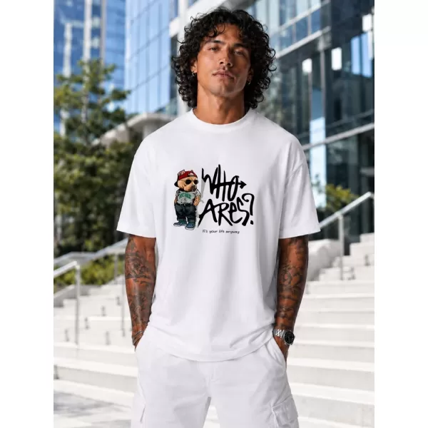  Herren-T-Shirt DSTREET NX1035R-WH-O WEIß 