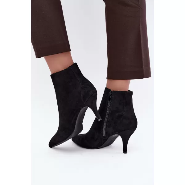  Damen-Stiefeletten BOTO 2905A-1 SCHWARZ MATT 