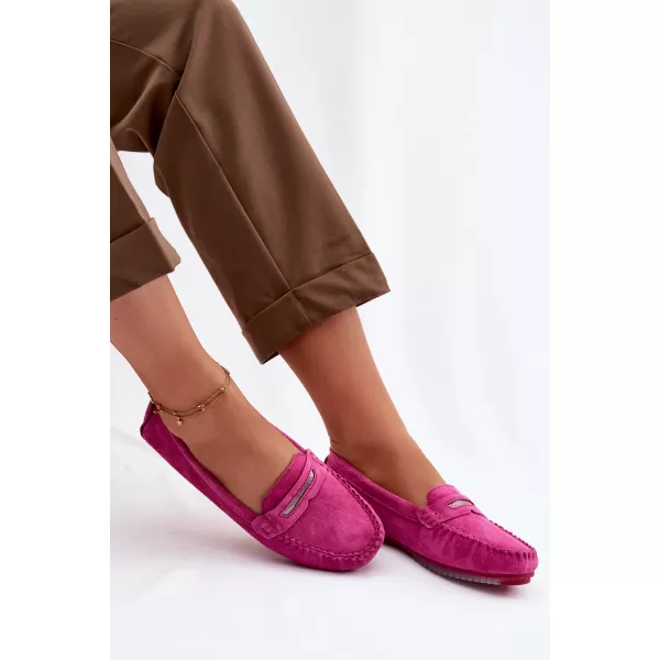  Damenmokassins S.BARSKI LR61-7029 FUCHSIE 