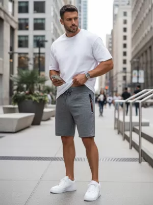 Herrenshorts DSTREET SX2276 DUNKELGRAU