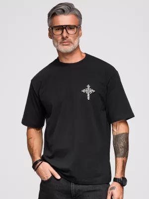 Herren-T-Shirt OMBRE OM-TSCT-0276 SCHWARZ