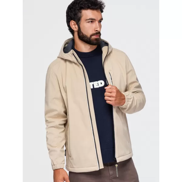  Herren-Softshelljacke OMBRE OM-JANP-0292 SAND 