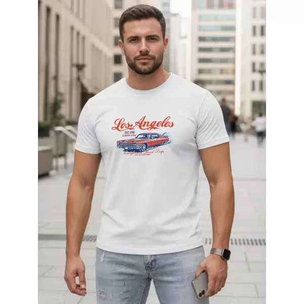  Herren-T-Shirt DSTREET NX0055R-WH WEIß 