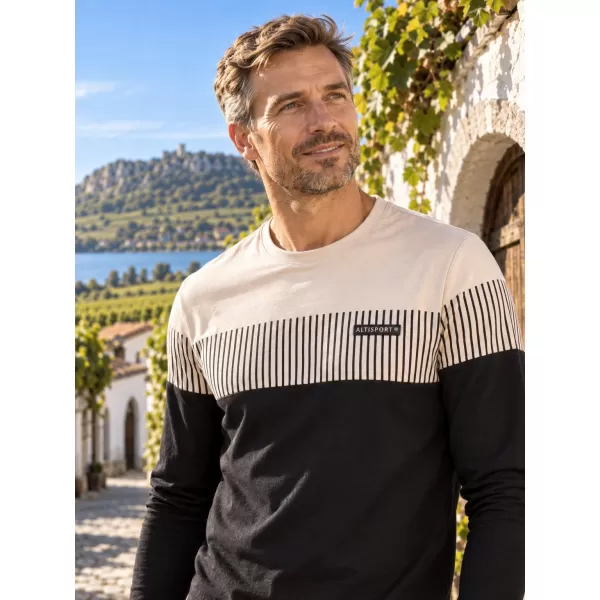  Herren-T-Shirt ALTISPORT IGGY HELLBEIGE 