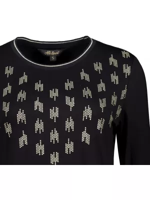 Damen-T-Shirt ALTISPORT IDIARA SCHWARZ