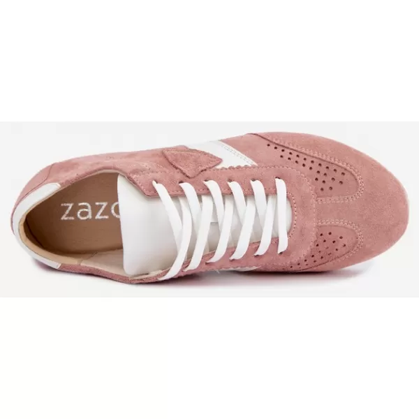  Damen-Sneaker ZAZOO N1412/367/445 ROSA/WEISS 