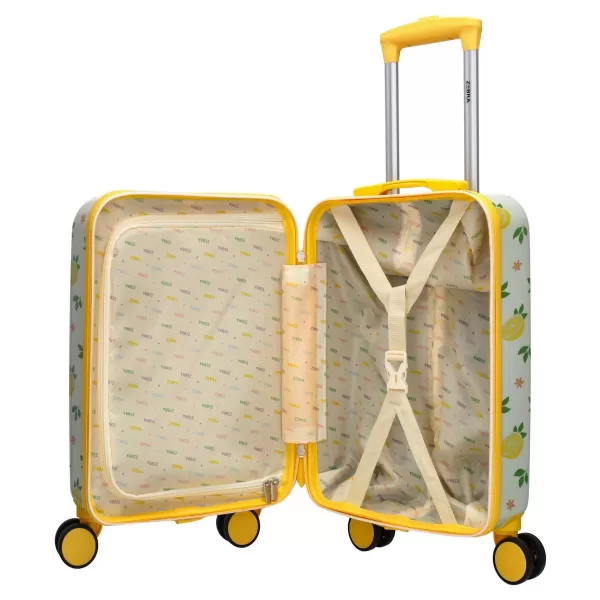  Koffer ZEBRA TRENDS Avonturier 21492 ZITRONE 