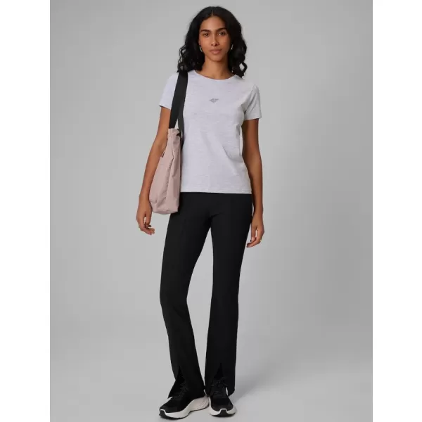  Damen-T-Shirt 4F WMM00TTSHF2255 KALTE HELLGRAUE MELANGE 