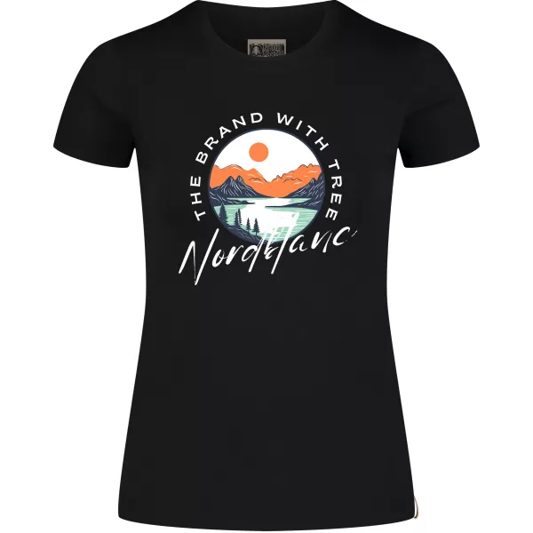  Damen-T-Shirt NORDBLANC STARLIGHT NBSLT8176 SCHWARZ 