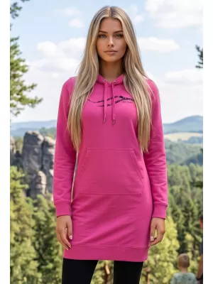 Erweitertes Damen-Sweatshirt ALTISPORT ALW001419 MAGENTA