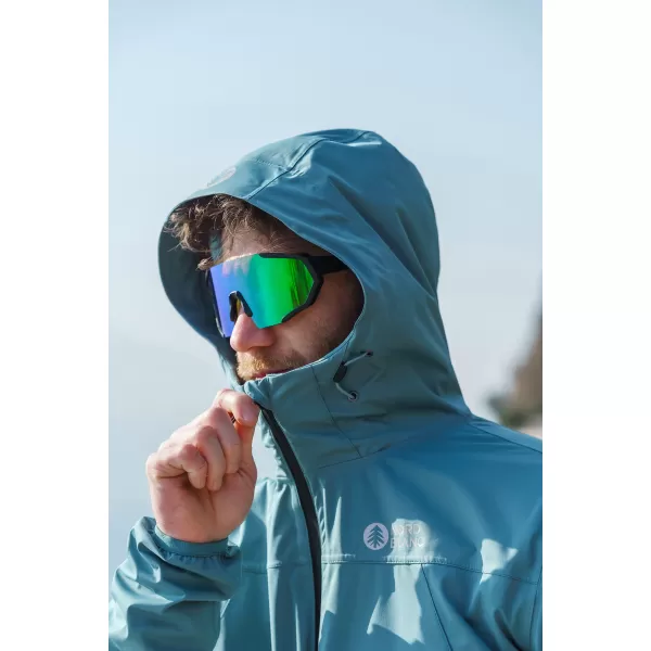  Wasserdichte Softshelljacke für Herren NORDBLANC EXPEDITIOUS NBSSM8323 GRÜN 