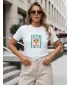 Damen-T-Shirt DSTREET NX8039RY-WH WEIß