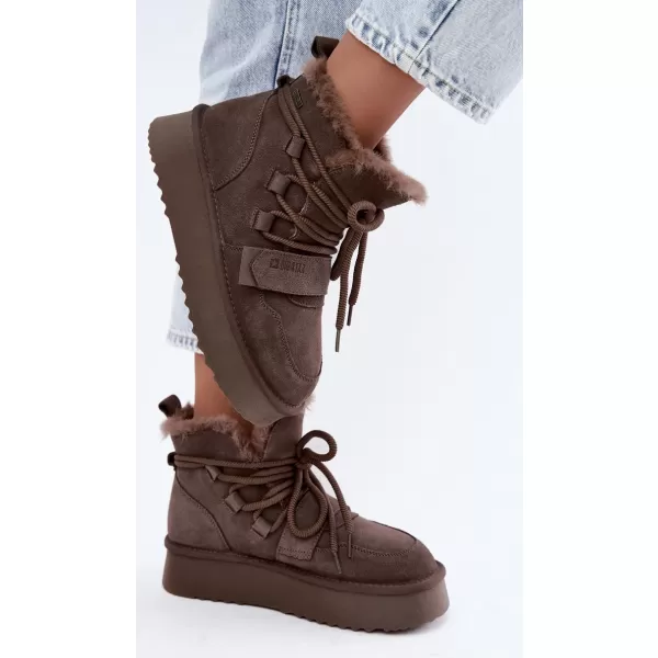  Damenschuhe BIG STAR SHOES UU274315 BRAUNE/BEIGE SCHATTEN 
