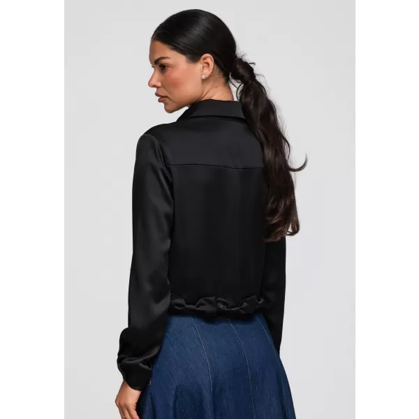  Damenhemd OMBRE OW-SH-E0059 SCHWARZ 