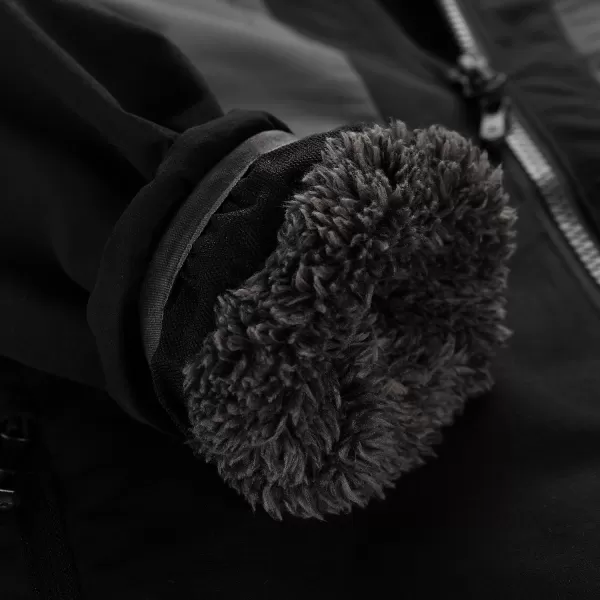  Kinderjacke ALPINE PRO TEMUNO SCHWARZ 