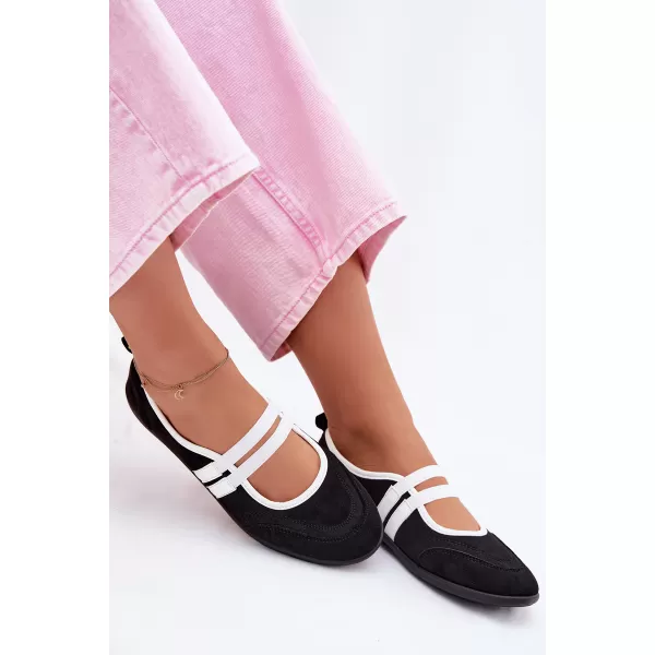  Ballerinas für Damen BOTO 22-383 SCHWARZ 