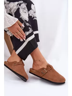Damenhausschuhe BIG STAR SHOES RR274A387 BRAUN/BEIGE