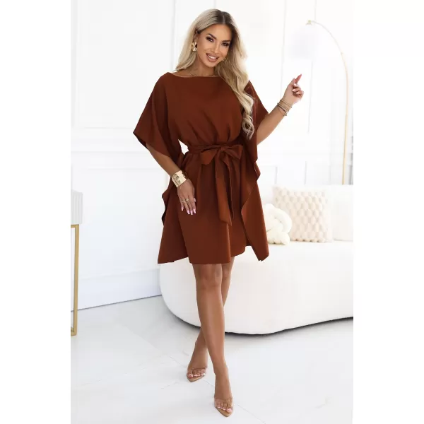  Kleid NUMOCO SOFIA 287-45 ZIMTBRAUN 