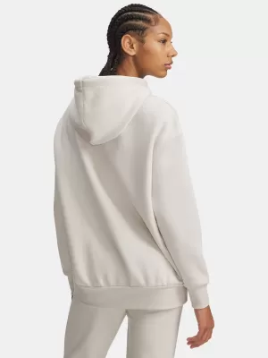 Damen-Sweatshirt UNDER ARMOUR ICON FLEECE OS HOODIE 1379495-111 WEIß