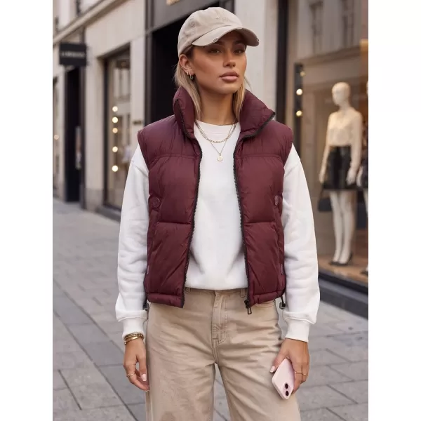  Damenweste DSTREET TY5971 BURGUND 