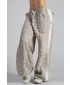Baggy-Jogginghose mit Leopardenmuster NEBBIA PRIMAL 865 CREMEFARBENER LEOPARD