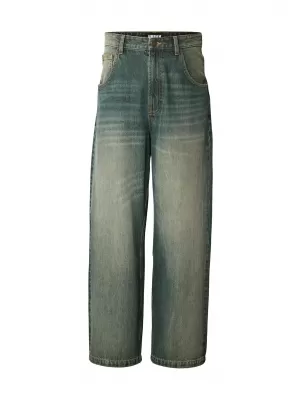 Herrenhosen URBAN CLASSICS TB8055 MITTELBLAU SCHMUTZIG GEWASCHEN