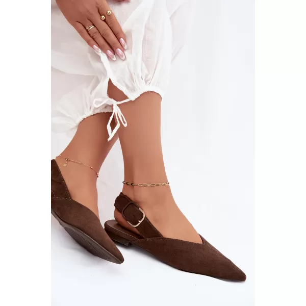  Ballerinas für Damen BOTO 9755 KAFFEE 
